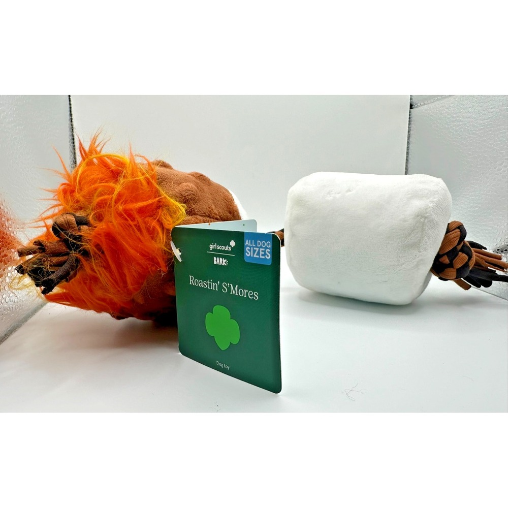 Girl Scouts Bark Box Roastin' S'Mores Dog Toy All Dog Sizes